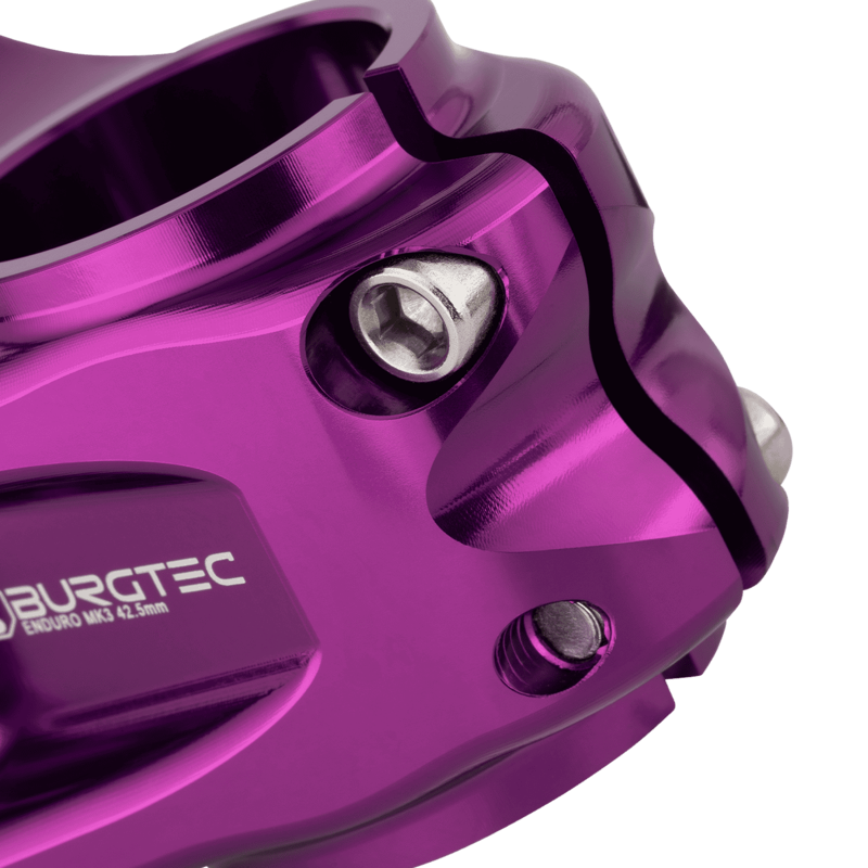Burgtec Enduro MK3 Stem - 35mm Clamp - 50mm Reach - Purple Rain-5