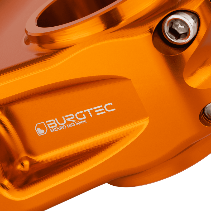 Burgtec Enduro MK3 Stem - 35mm Clamp - 50mm Reach - Iron Bro Orange-4