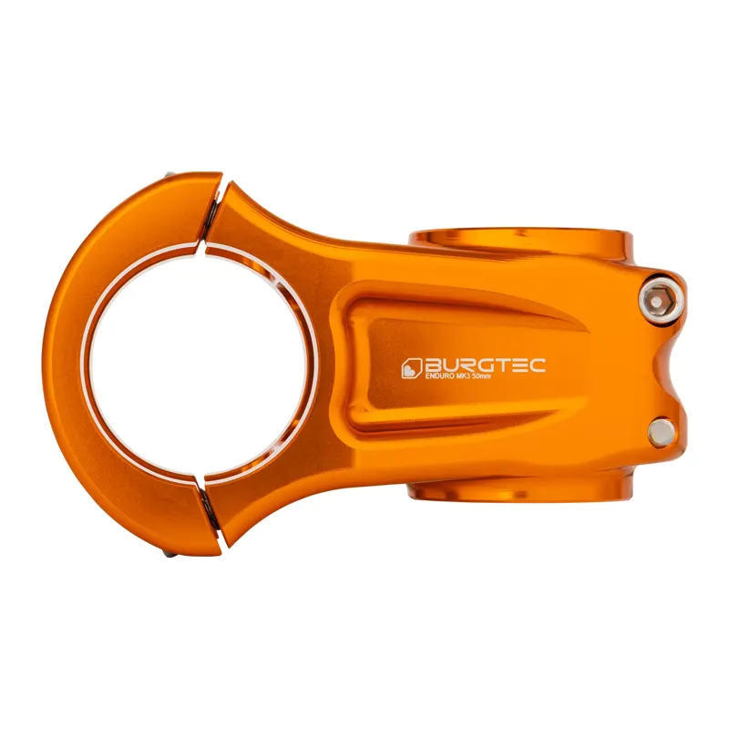 Burgtec Enduro MK3 Stem - 35mm Clamp - 50mm Reach - Iron Bro Orange-3