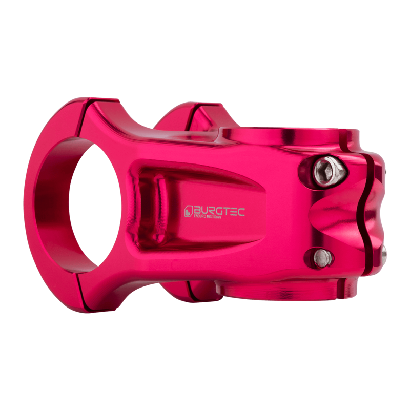 Burgtec Enduro MK3 Stem - 35mm Clamp - 50mm Reach - Toxic Barbie Pink-1