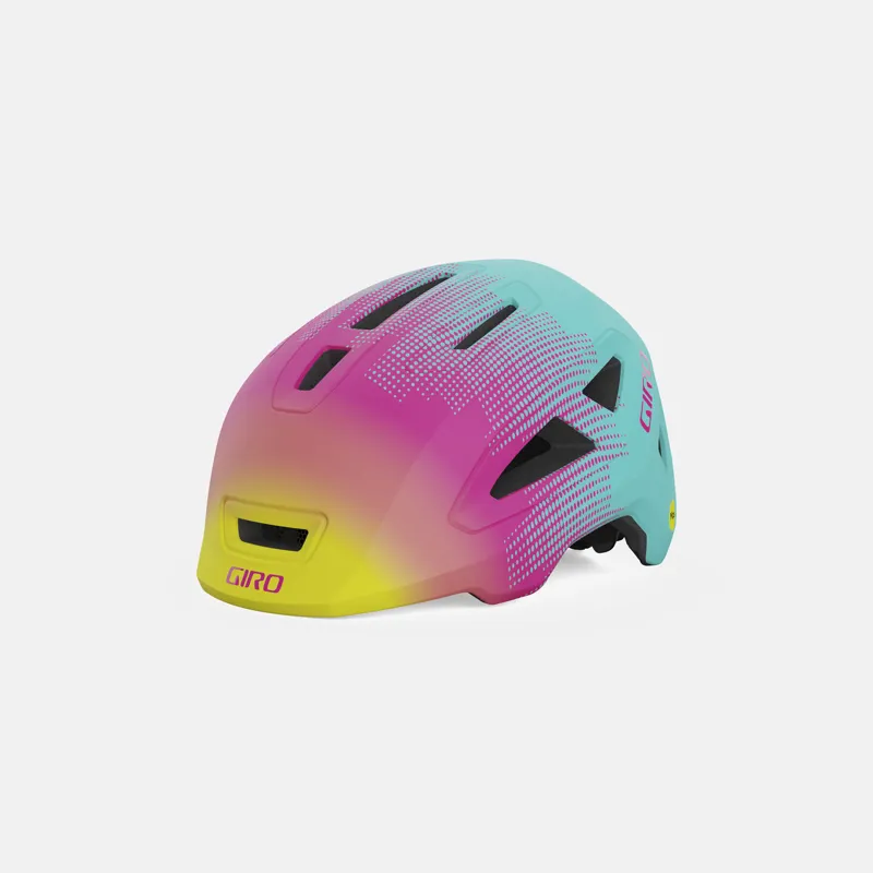 Giro Scamp Mips II Junior Helmet -  Matte Teal/Pink Towers