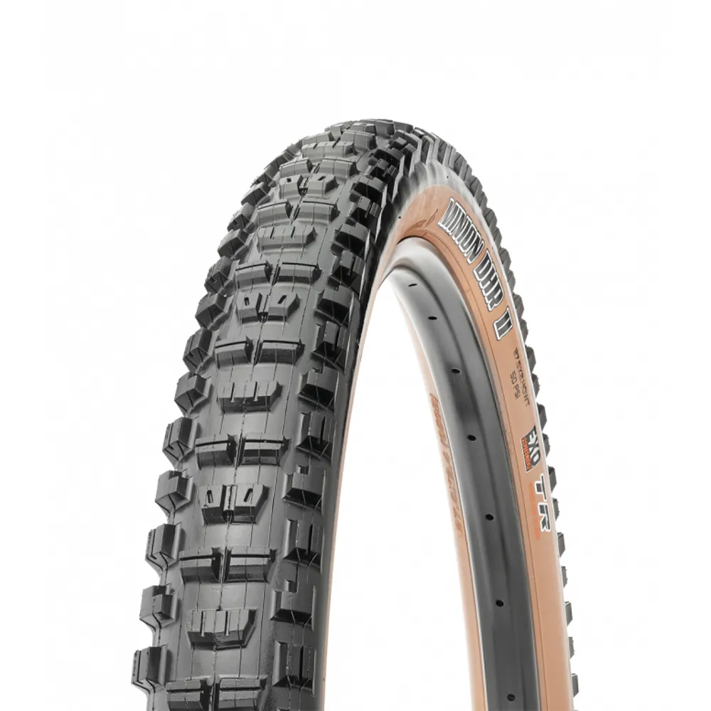 uPRISE Bikes Maxxis Minion DHR II Folding DC EXO/TR 29x2.4 inch MTB Tyre - Skinwall | Price match, 365 day return s, 18-Month Warranty, Finance Available & Free UK Delivery