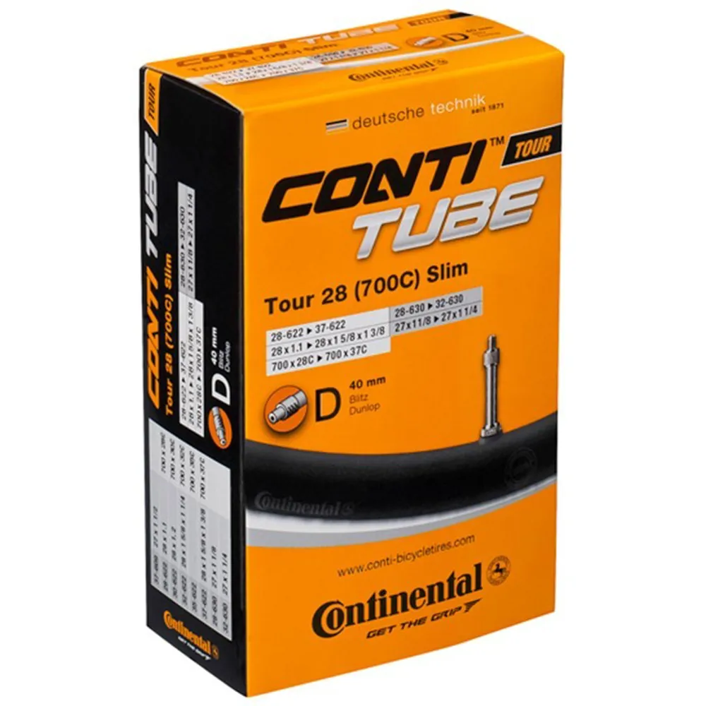 uPRISE Bikes Continental Tour 28 Inner Tube - 700 x 28-37c - Presta | Price match, 365 day return s, 18-Month Warranty, Finance Available & Free UK Delivery