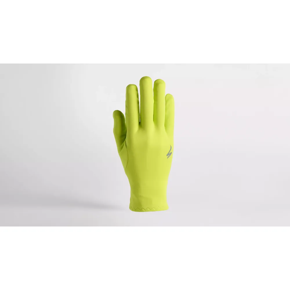 uPRISE Bikes Specialized Softshell Women's Thermal Long Finger Gloves - Hyper Green | Price match, 365 day return s, 18-Month Warranty, Finance Available & Free UK Delivery