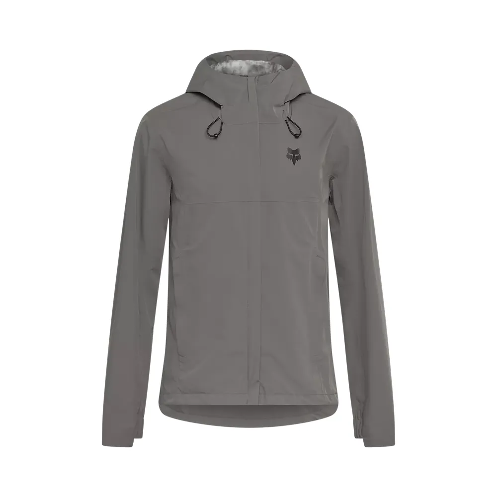 uPRISE Bikes Fox Clothing Fox Ranger 2.5-Layer Men's Water Jacket - Pewter Grey | Price match, 365 day return s, 18-Month Warranty, Finance Available & Free UK Delivery