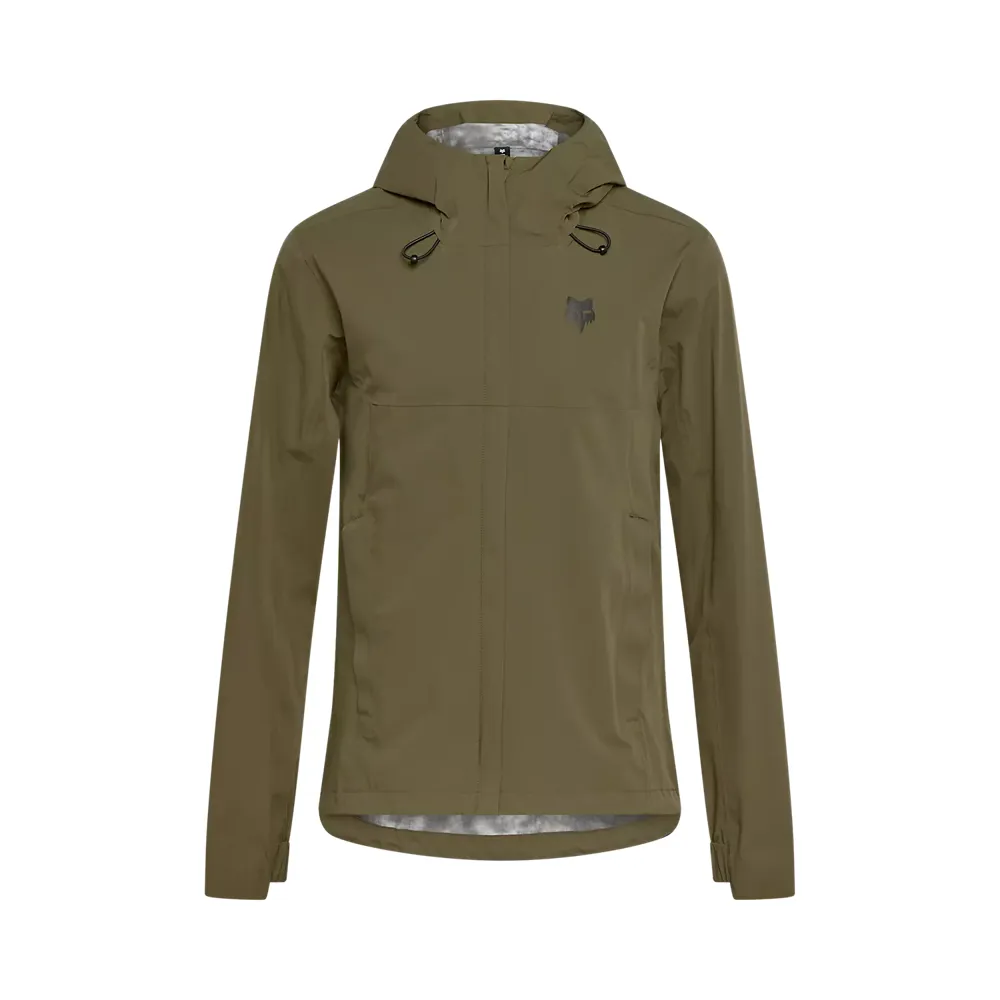 uPRISE Bikes Fox Clothing Fox Ranger 2.5-Layer Men's Water Jacket - Olive Green | Price match, 365 day return s, 18-Month Warranty, Finance Available & Free UK Delivery