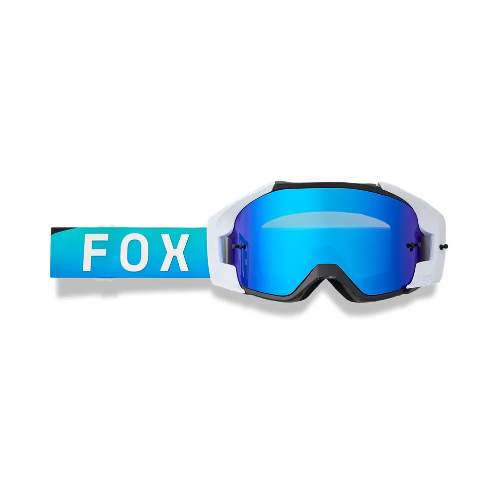 uPRISE Bikes Fox Clothing Fox Vue Spire Mirrored Lens Goggles - Aqua Blue | Price match, 365 day return s, 18-Month Warranty, Finance Available & Free UK Delivery