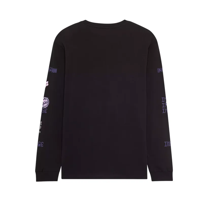 Fox Image Phantom Long Sleeve Premium Tee - Black-1