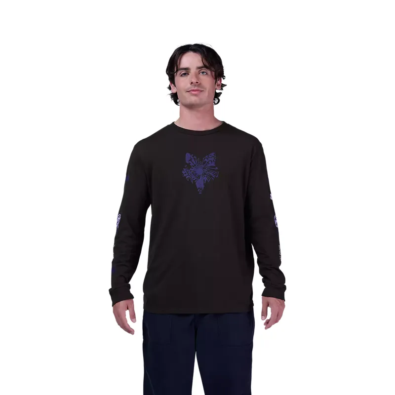 Fox Image Phantom Long Sleeve Premium Tee - Black-2