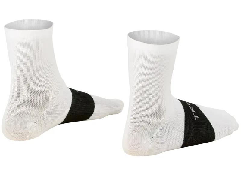 Trek Race Quarter Cycling Socks - White-1