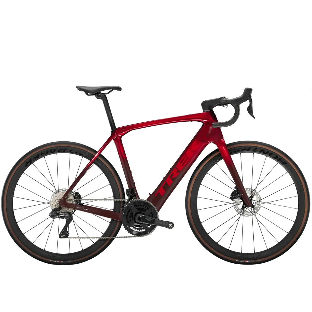 uPRISE Bikes Trek Domane+ SLR 7 2025 Carbon Electric Road Bike - Carbon Red Smoke | Price match, 365 day return s, 18-Month Warranty, Finance Available & Free UK Delivery
