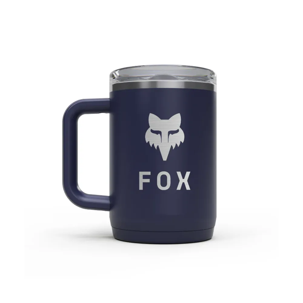 uPRISE Bikes Fox Clothing Fox x Camelbak Thrive Thermal Mug - 470ml - Navy | Price match, 365 day return s, 18-Month Warranty, Finance Available & Free UK Delivery