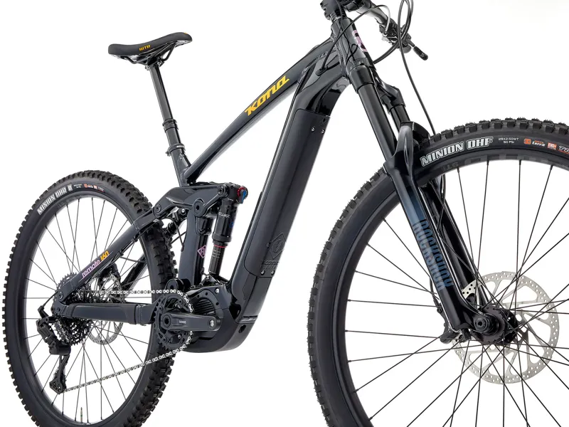 Kona Remote 160 29er 2024 Electric Mountain Bike - Gloss Black-2