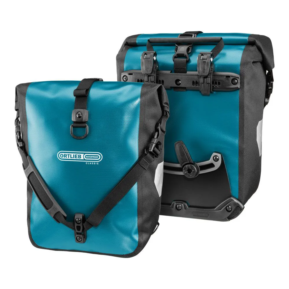 uPRISE Bikes Ortlieb Sport Roller Classic QL2.1 Pannier Bags - 25 Litre - Petrol | Price match, 365 day return s, 18-Month Warranty, Finance Available & Free UK Delivery