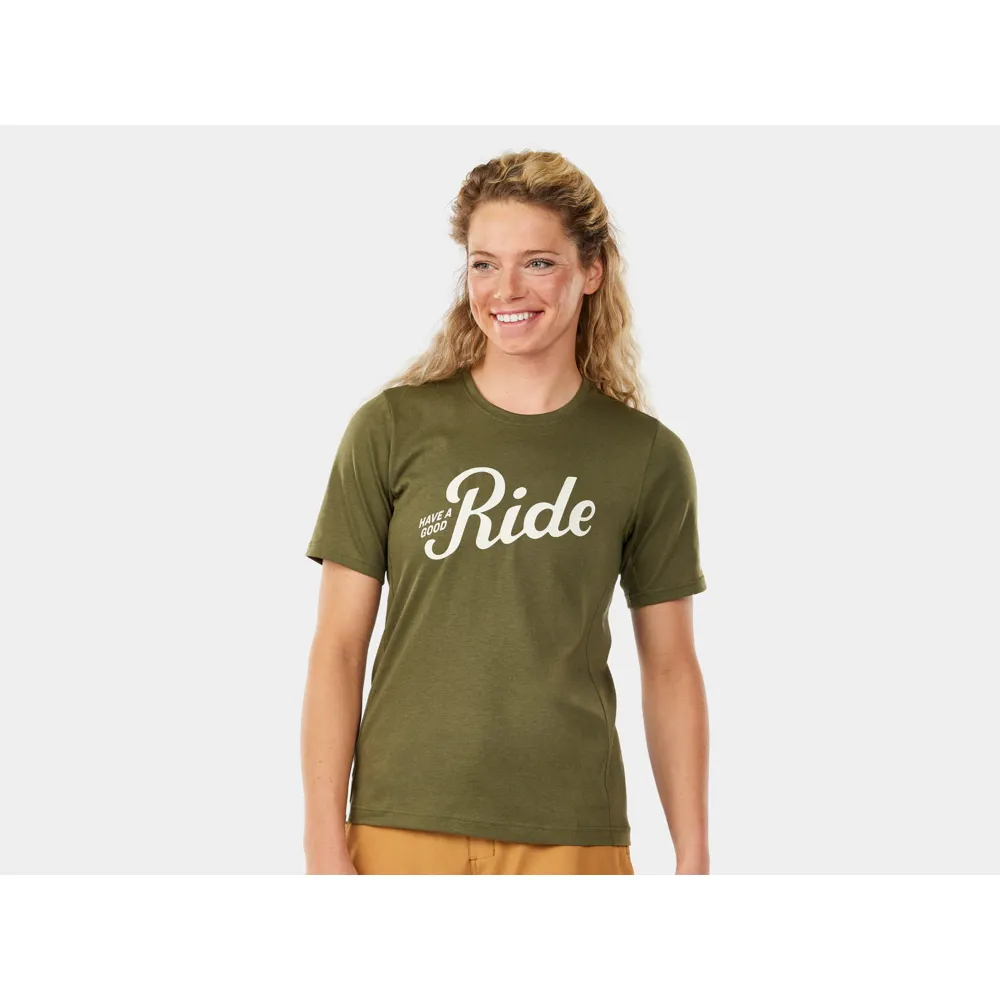 uPRISE Bikes Trek Evoke Women's Mountain Bike Tech Tee - Black Olive | Price match, 365 day return s, 18-Month Warranty, Finance Available & Free UK Delivery