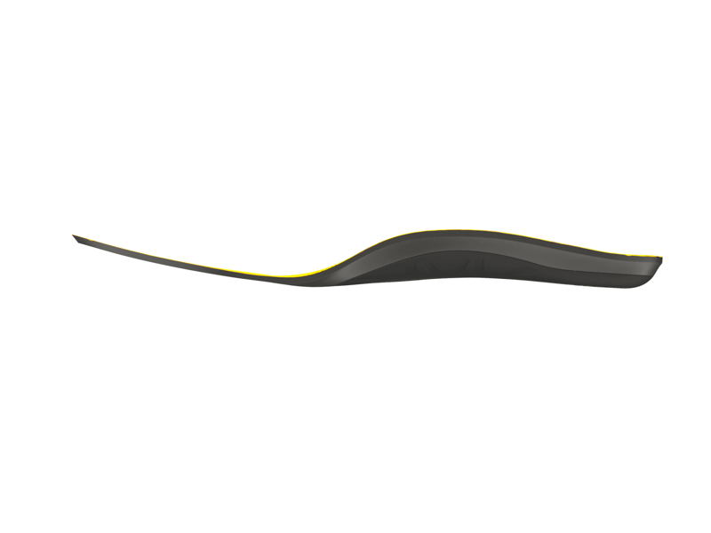 Trek BioDynamic Mid Arch Cycling Insoles - Yellow-2