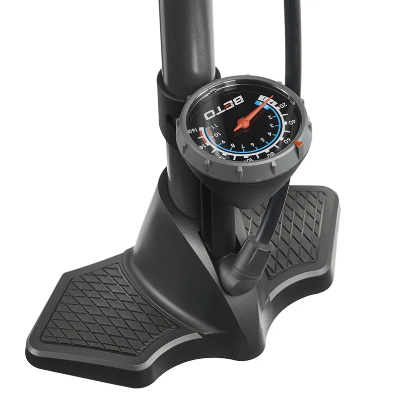 Beto CMP155AG7 25 inch Alloy Track Pump with Gauge - 160psi-5