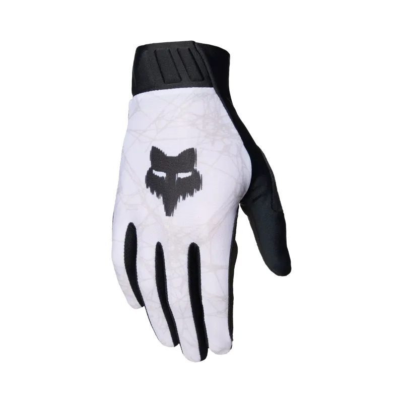 Fox Flexair Diffuse Special Edition Long Finger Gloves - White