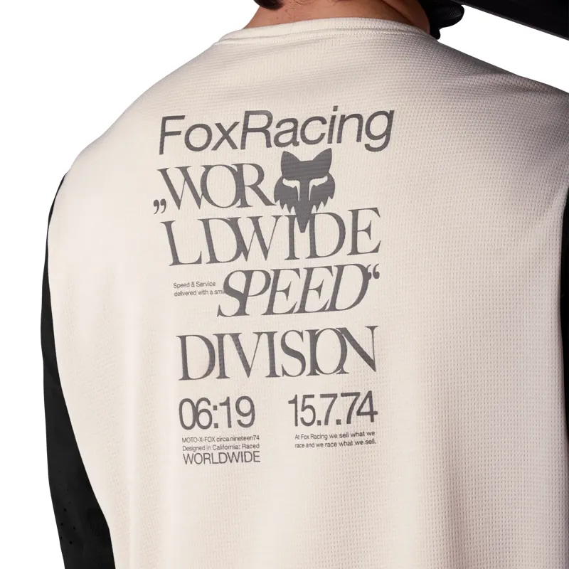 Fox Defend Park Special Edition Men's Long Sleeve Jersey - Chalk White-4
