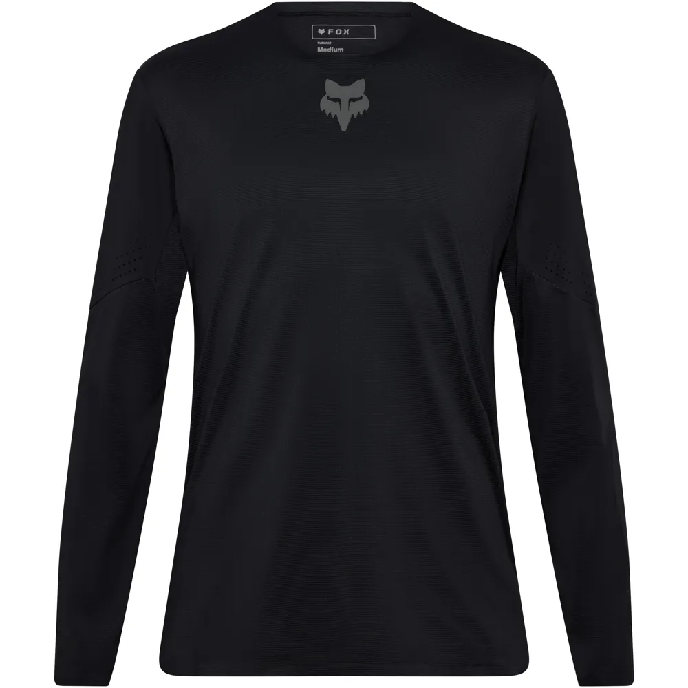 uPRISE Bikes Fox Clothing Fox Flexair Men's Long Sleeve Jersey - Black | Price match, 365 day returns, 18-Month Warranty, Finance Available & Free UK Delivery