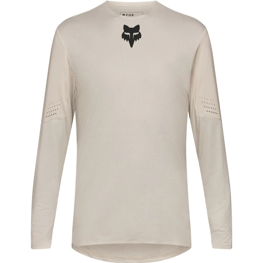 uPRISE Bikes Fox Clothing Fox Flexair Men's Long Sleeve Jersey - Chalk | Price match, 365 day returns, 18-Month Warranty, Finance Available & Free UK Delivery
