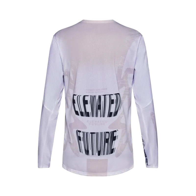 Fox Flexair Diffuse Special Edition Men's Long Sleeve Jersey - White-1
