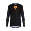 Fox Ranger Image Print Men's Long Sleeve Jersey - Plum Purple