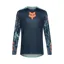 Fox Ranger Image Print Men's Long Sleeve Jersey - Arctic Blue