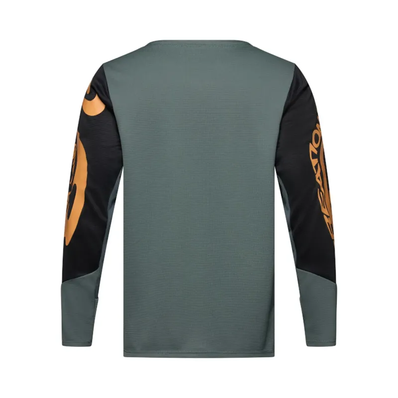 Fox Defend Creation Men's Long Sleeve Jersey - Sage Green-1