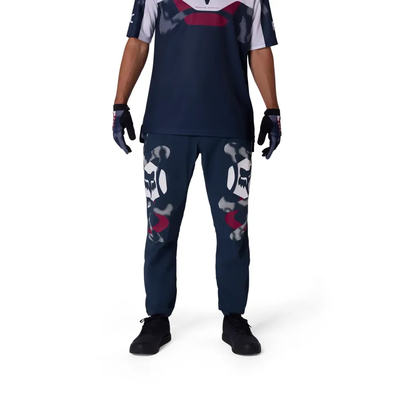 Fox Clothing Ranger Mrn's Tactile MTB Pants - Blue/White-2