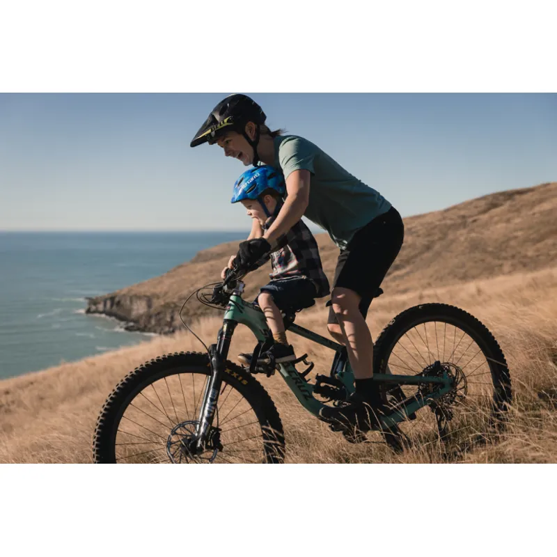 Kids Ride Shotgun 2.0 Child Bike Seat + Handlebars Combo - Black-3