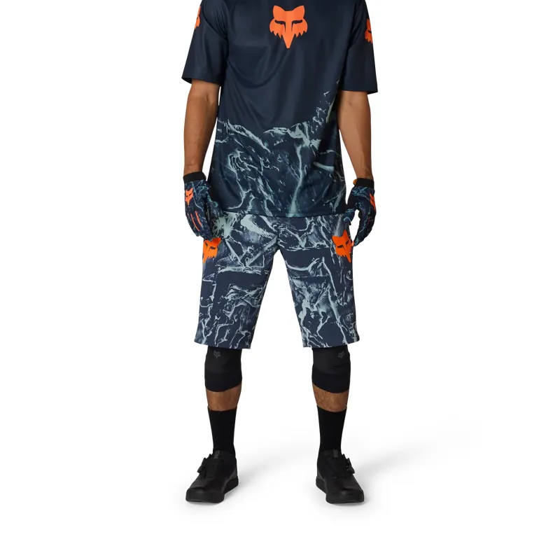 Fox Clothing Ranger Image Print Men's Shorts - Arctic Blue-4