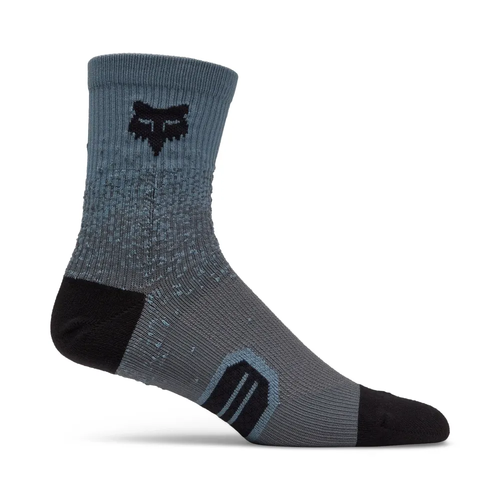 uPRISE Bikes Fox Clothing Ranger Fade 6 Inch Socks - Deep Cobalt Blue | Price match, 365 day returns, 18-Month Warranty, Finance Available & Free UK Delivery