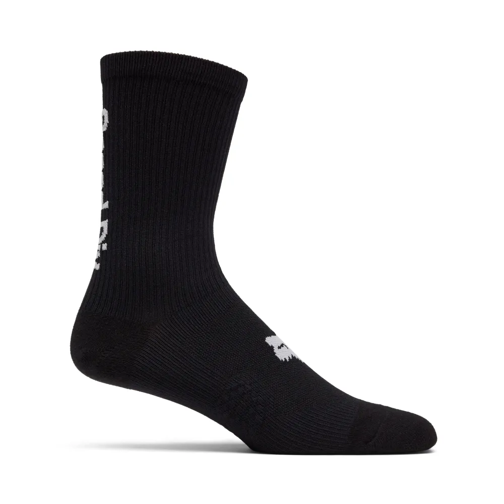 uPRISE Bikes Fox Clothing Ranger Worldwide 8 Inch Socks - Black | Price match, 365 day returns, 18-Month Warranty, Finance Available & Free UK Delivery