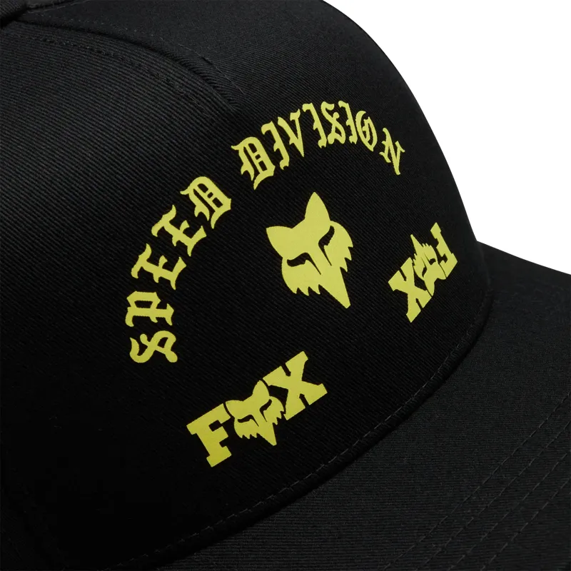 Fox Icon Youth Snapback Hat - Black-2