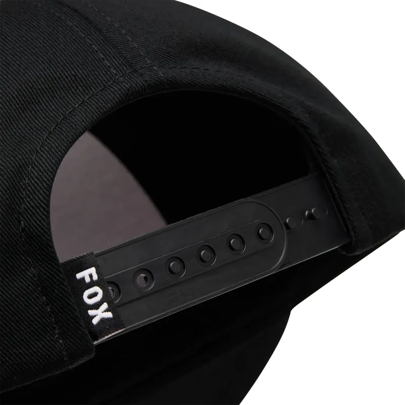 Fox Icon Youth Snapback Hat - Black-4