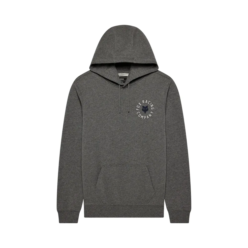 uPRISE Bikes Fox Clothing Fox Beam Men's Premium Fleece Pullover Hoolie - Heather Graphite Grey | Price match, 365 day returns, 18-Month Warranty, Finance Available & Free UK Delivery