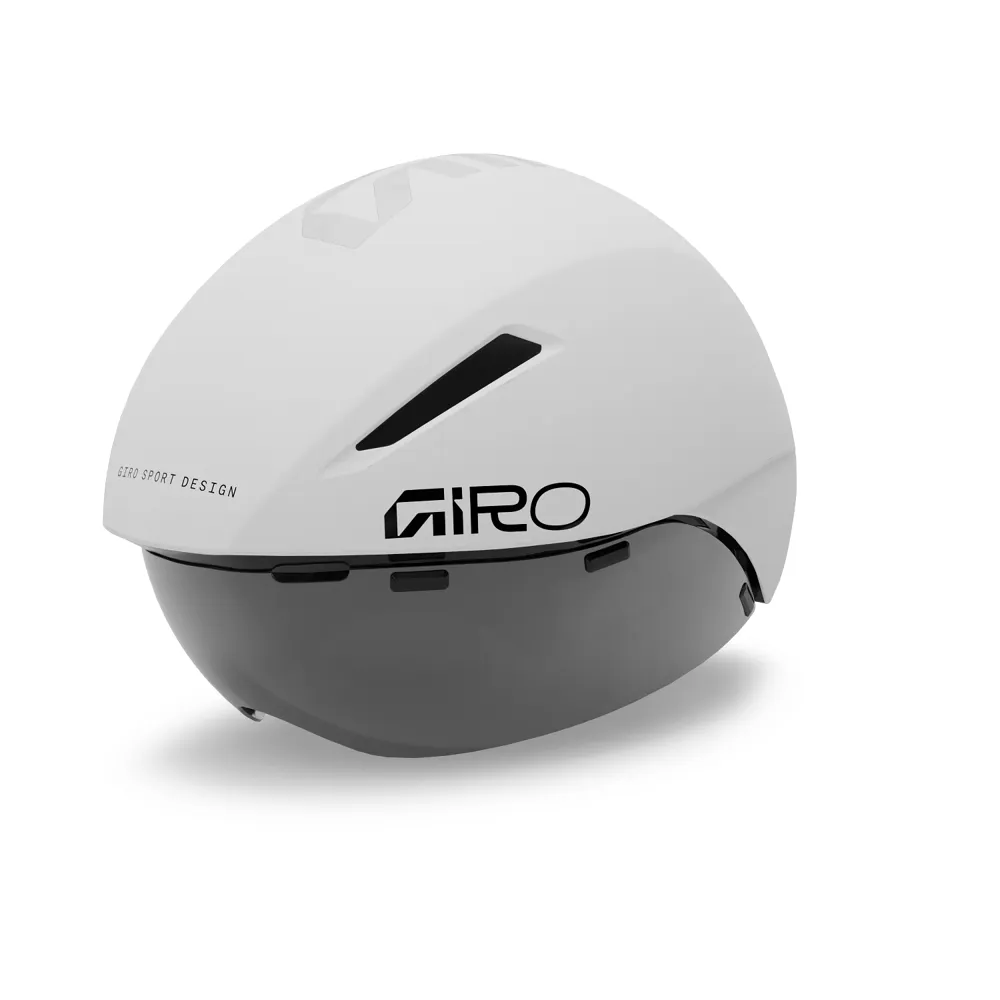 uPRISE Bikes Giro Aerohead MIPS Triathlon Aero Helmet - Matte White | Price match, 365 day returns, 18-Month Warranty, Finance Available & Free UK Delivery
