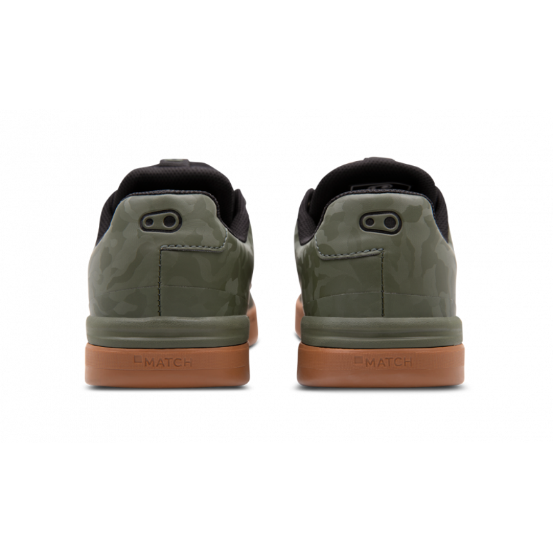 Crank Brothers Stamp Lace MTB Flat Shoes - Camo Green-3