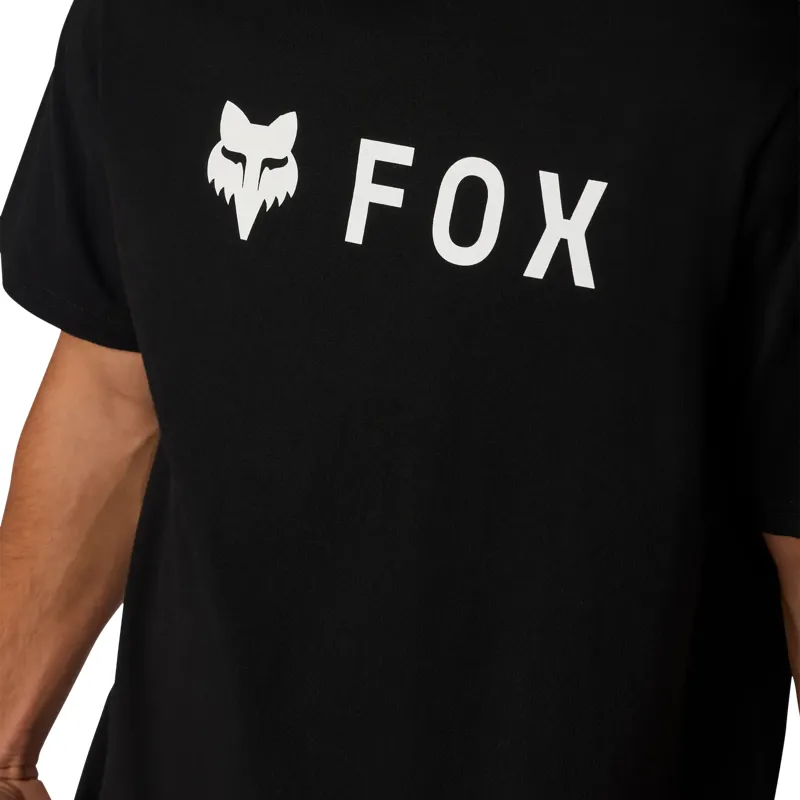 Fox Clothing Absolute 195 Original Men's Tee - Black/White-4