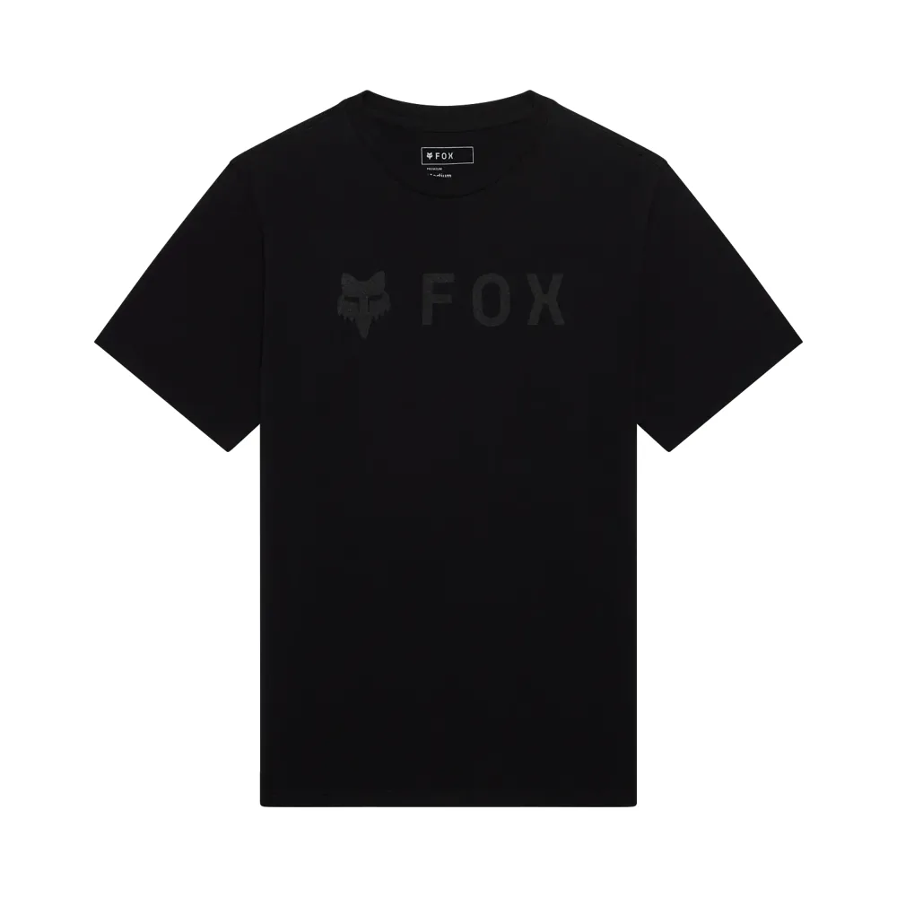 uPRISE Bikes Fox Clothing Absolute 195 Original Men's Tee - Black/Black | Price match, 365 day returns, 18-Month Warranty, Finance Available & Free UK Delivery