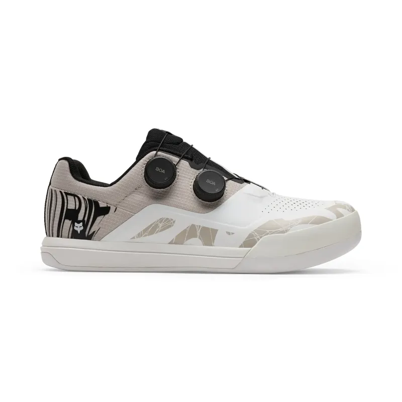 Fox Union BOA Diffuse Special Edition Clipless MTB Shoes - Chalk White