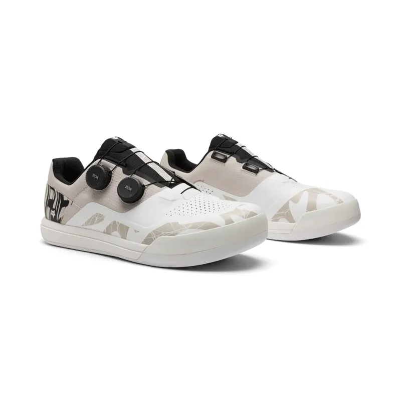 Fox Union BOA Diffuse Special Edition Clipless MTB Shoes - Chalk White-3