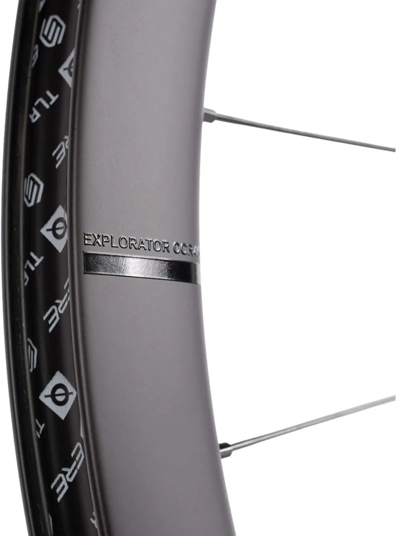 ERE Explorator CCR45 700c Carbon Road Wheelset - Black-3