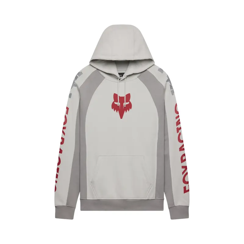 Fox Valiant Fleece Pullover Hoodie - Light Grey