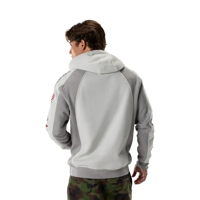Fox Valiant Fleece Pullover Hoodie - Light Grey-3