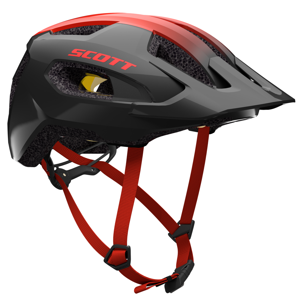 uPRISE Bikes Scott Supra Plus Mips MTB Helmet - Dark Grey/Red | Price match, 365 day return s, 18-Month Warranty, Finance Available & Free UK Delivery