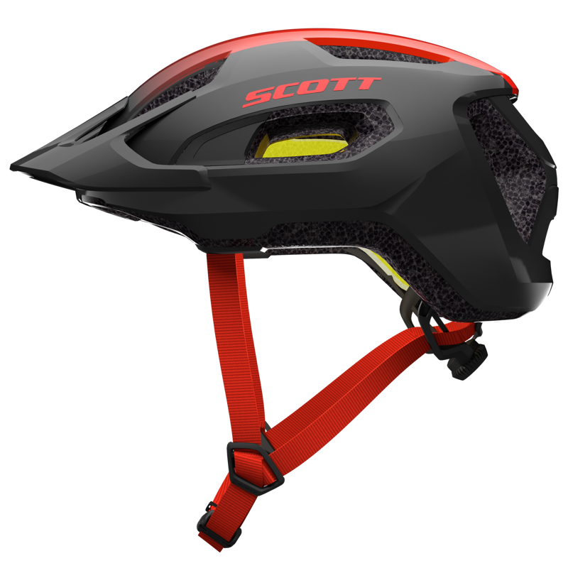 Scott Supra Plus Mips MTB Helmet - Dark Grey/Red-1
