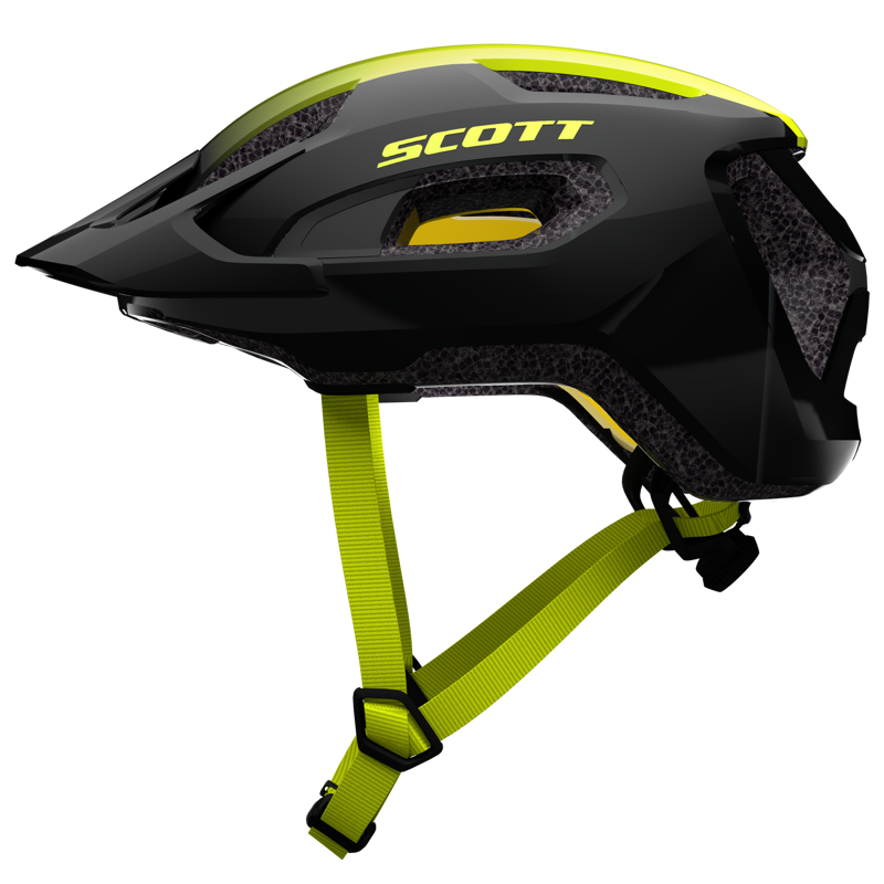 Scott Supra Plus Mips MTB Helmet - Black/Radium Yellow-1