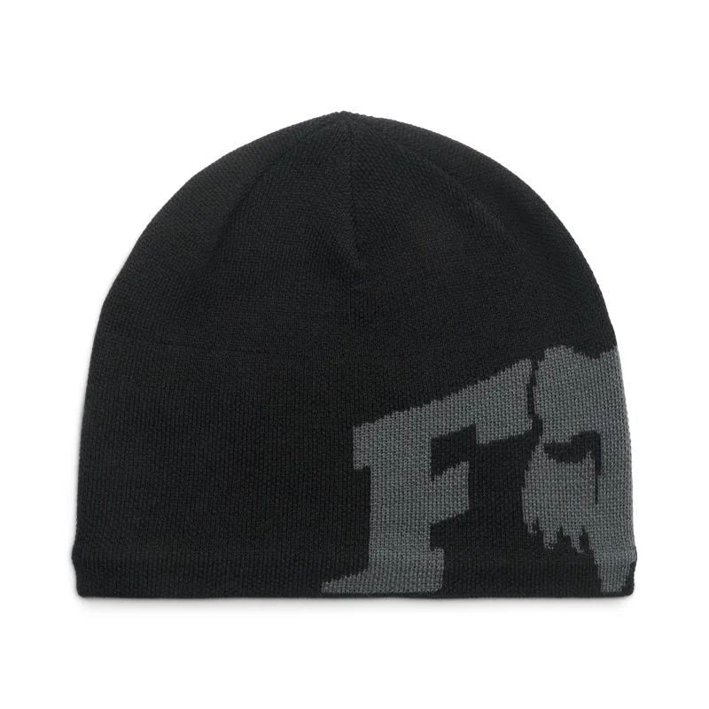 Fox F Head X Jacquard Beanie - Black